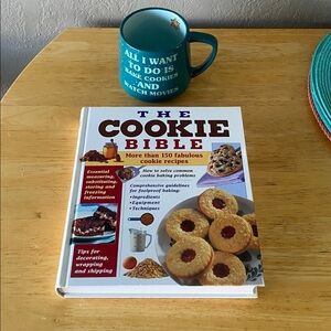 The Cookie Bible Cookbook with mug